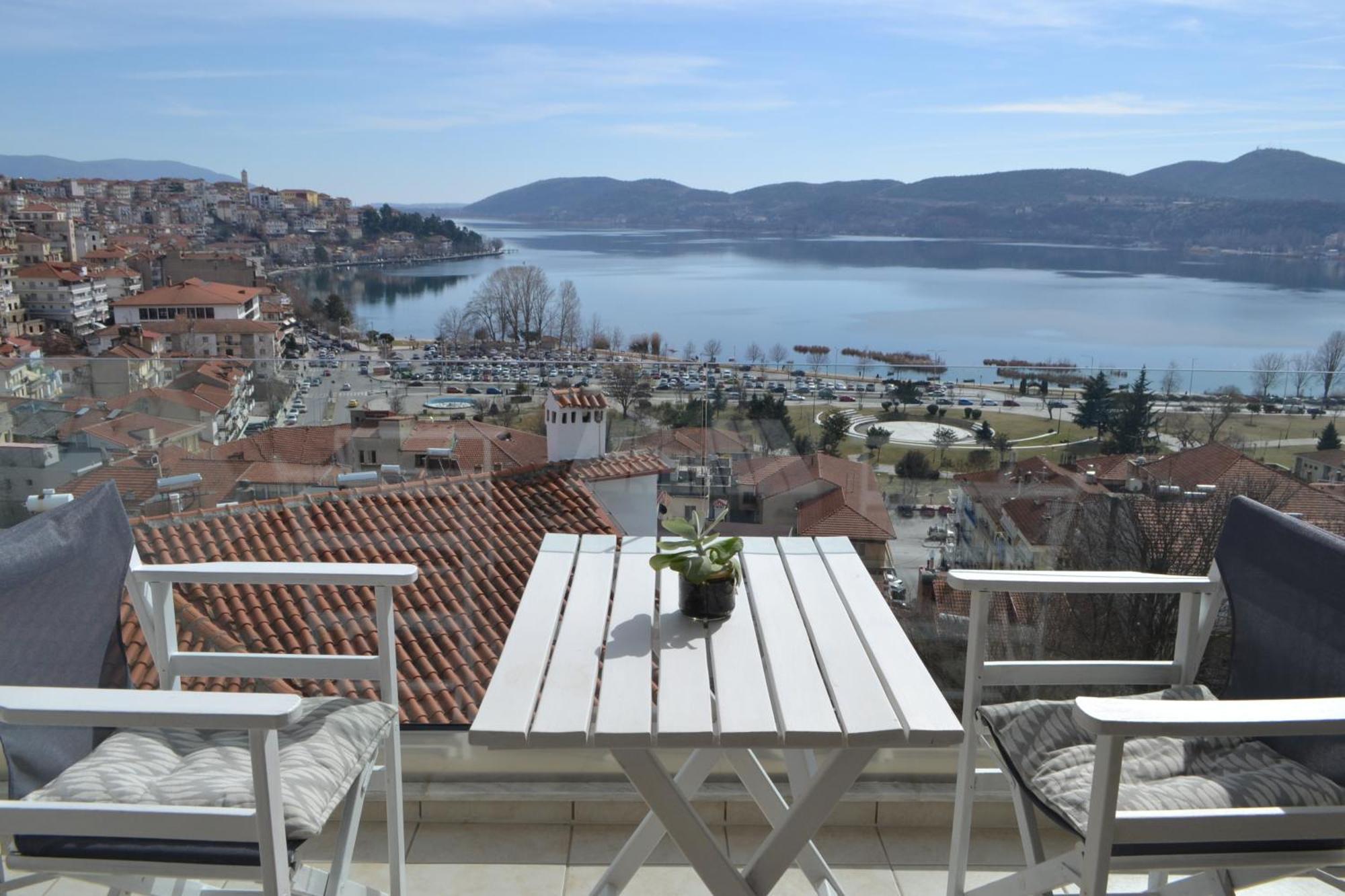 Calm Lake Balcony Kastoria Exterior foto